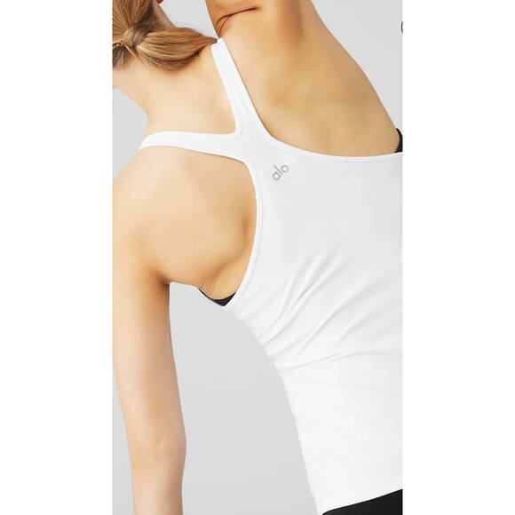 Alo Yoga Select Tank - White size XS (new) - Picture 2 of 7